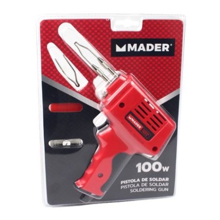 PISTOLA DE SOLDADOR 100W MADER