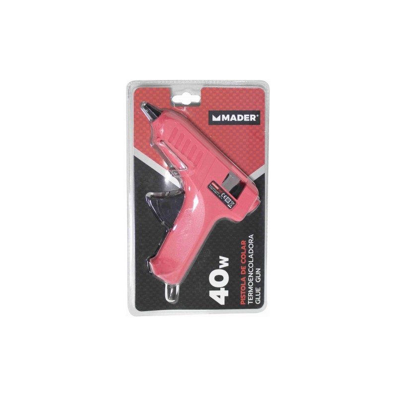 PISTOLA DE SILICONA ELECTRICA 40W MADER