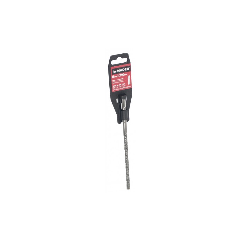 BROCA SDS PLUS, CRUZ PARA HORMIGON 8X210mm. MADER