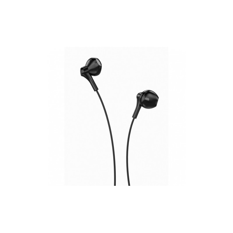 AURICULAR + MICROFONO EP39 MUSIC NEGRO