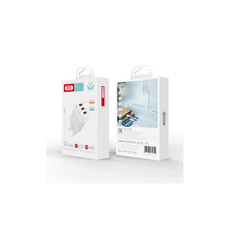 PACK CARGADOR DE CORRIENTE L72 18W...