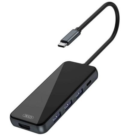 ADAPTADOR TIPO C - HDMI, 3 X USB 3.0 Y TIPO C XO