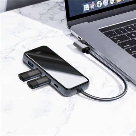ADAPTADOR TIPO C - HDMI, 3 X USB 3.0 Y TIPO C XO