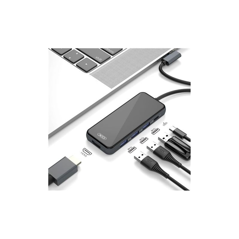 ADAPTADOR TIPO C - HDMI, 3 X USB 3.0...