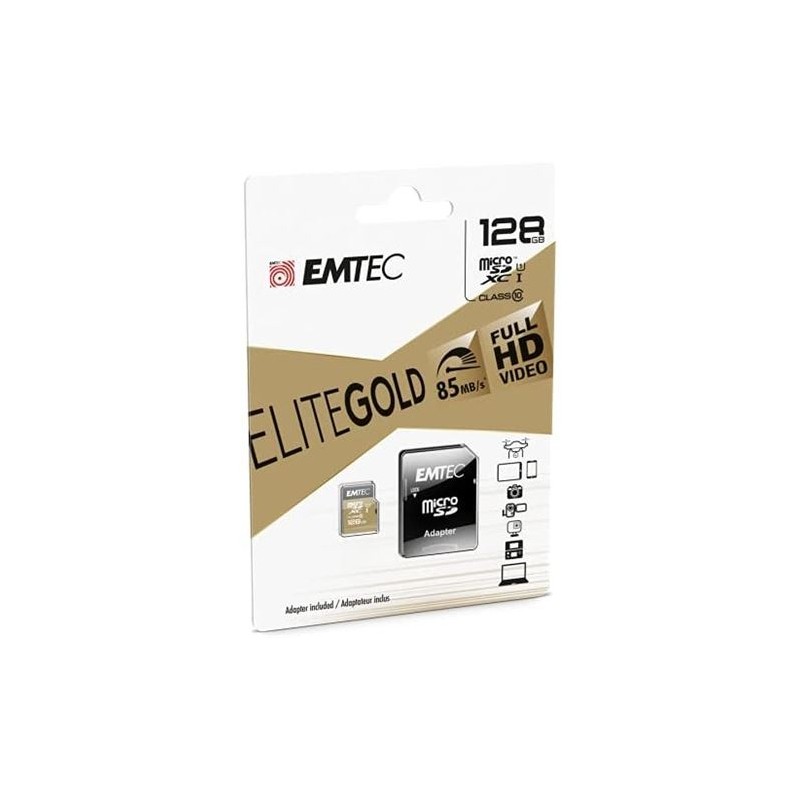 MEMORIA MICRO SD 128GB ELITE GOLD...
