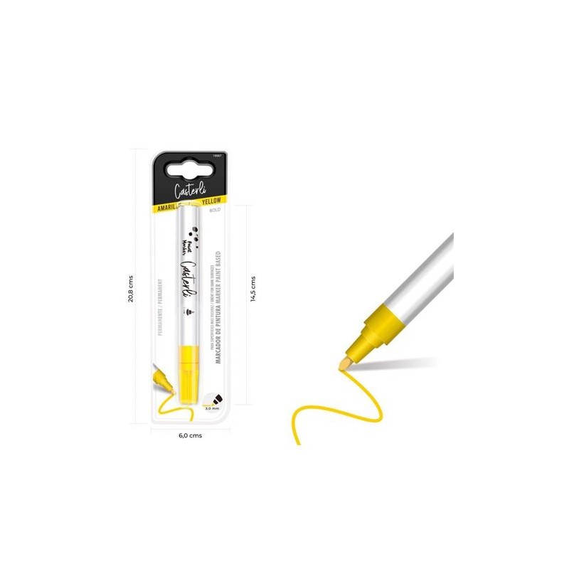 MARCADOR PERMANENTE 3MM COLOR...