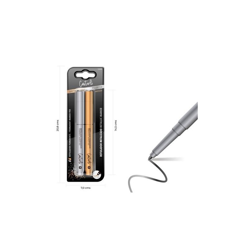 PACK ROTULADORES METALIZADOS 0.7MM...