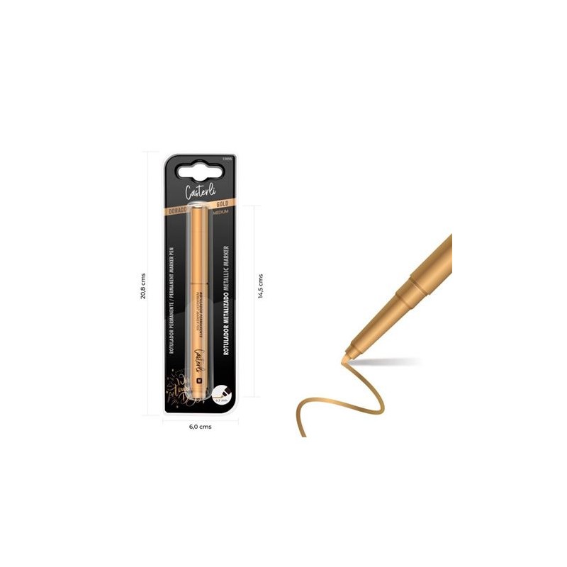 ROTULADOR METALIZADO 0.7MM COLOR ORO...