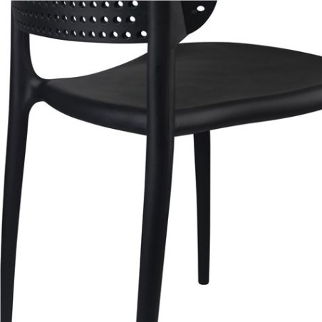 SILLA MARILYN APILABLE 49.5X47X75CM NEGRA