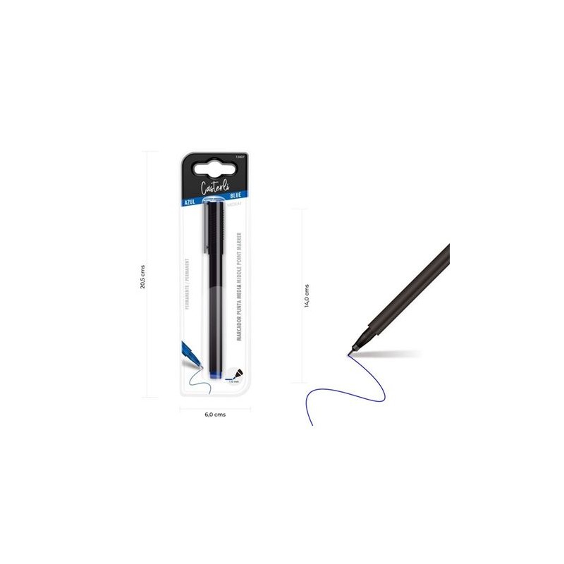 MARCADOR PERMANENTE PUNTA MEDIA 1.0MM...