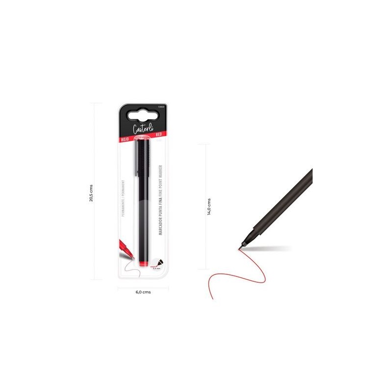 MARCADOR PERMANENTE PUNTA FINA 0.4MM...