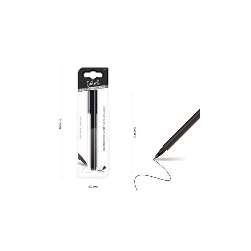 MARCADOR PERMANENTE PUNTA FINA 0.4MM...