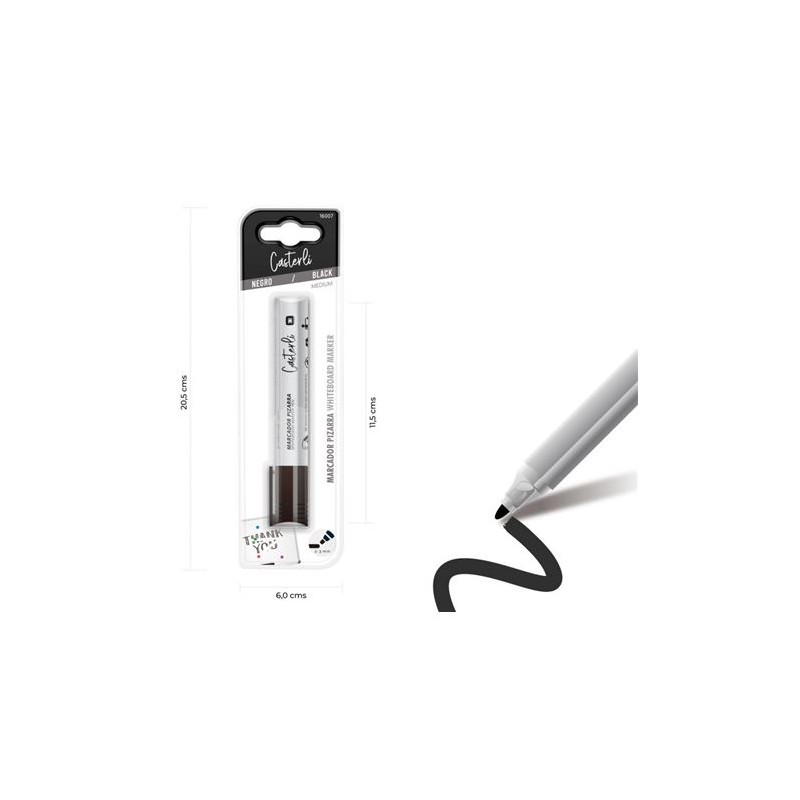 MARCADOR DE PIZARRA NEGRO CASTERLI