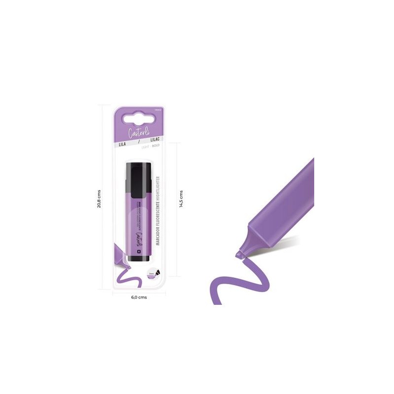 MARCADOR FLUORESCENTE VIOLETA CASTERLI