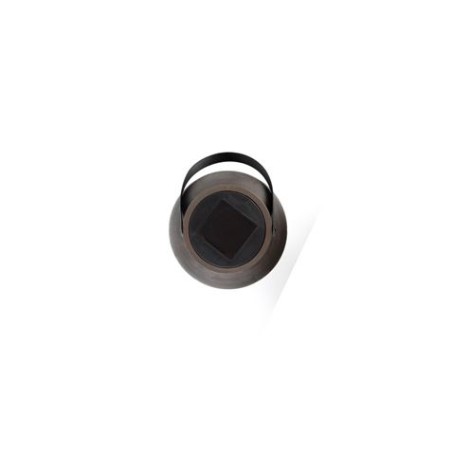FAROL SOLAR LED TUBULAR EXTERIOR MARRON 3000K