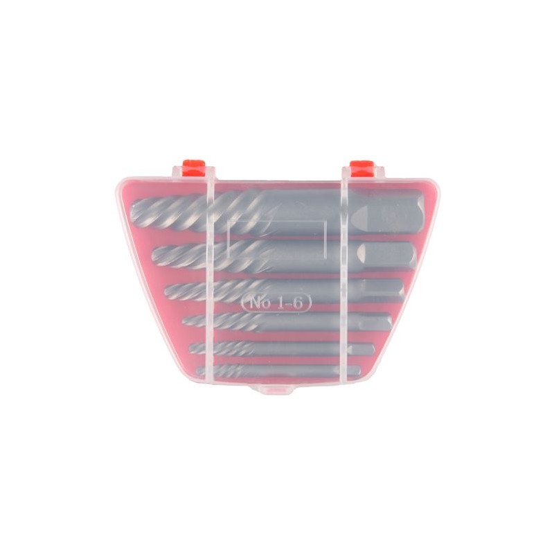 JUEGO EXTRACTOR DE TORNILLOS 6 PCS MADER