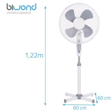 VENTILADOR DE PIE 45W | 3VELOCIDADES | COOLFEEL BIWOND