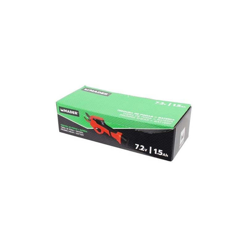 TIJERA DE PODA BATERIA 7.2V/1.5Ah MADER