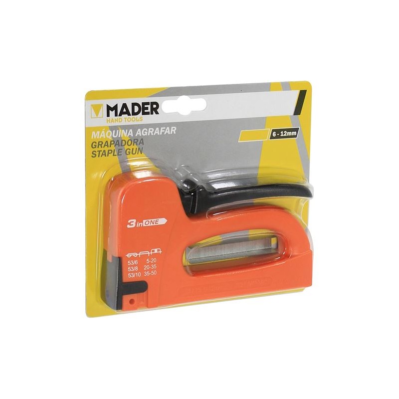 GRAPADORA 6-12MM, 100 GRAPAS MADER