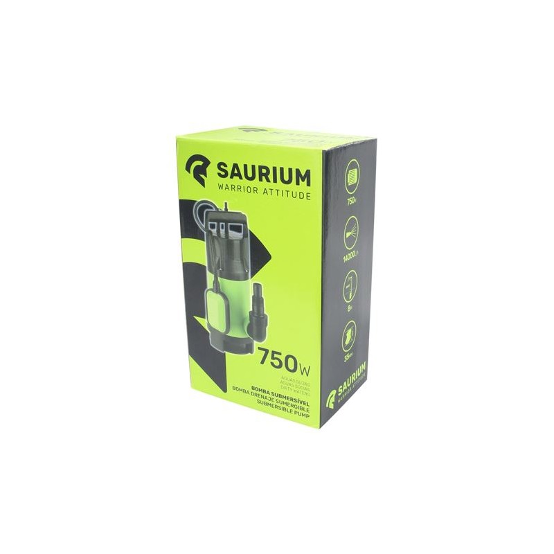 BOMBA SUMERGIBLE AGUAS SUCIAS 750W...