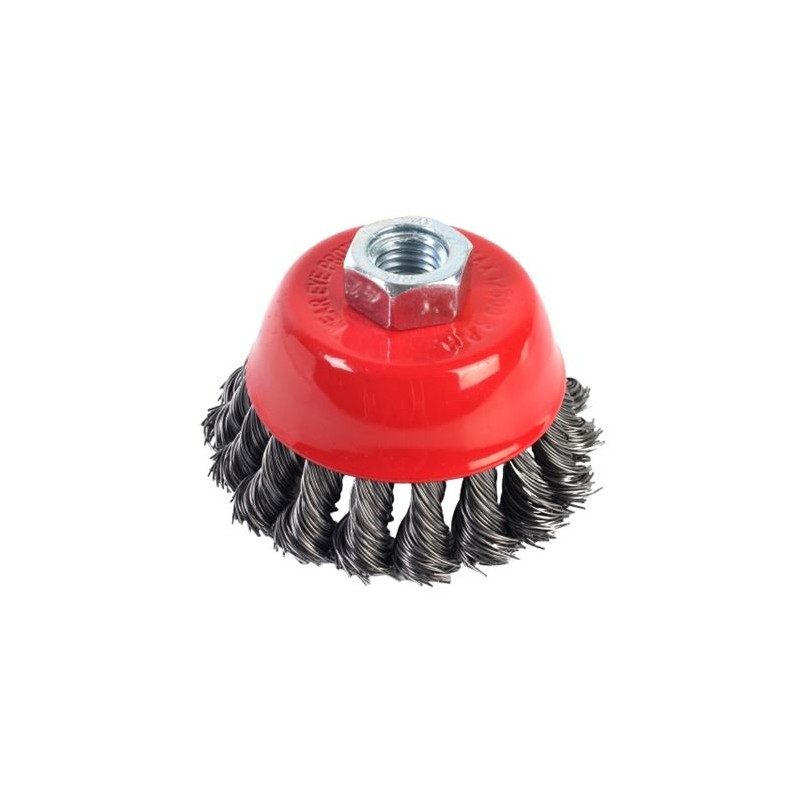 CEPILLO COPA ALAMBRE TRENZADO 80MM...