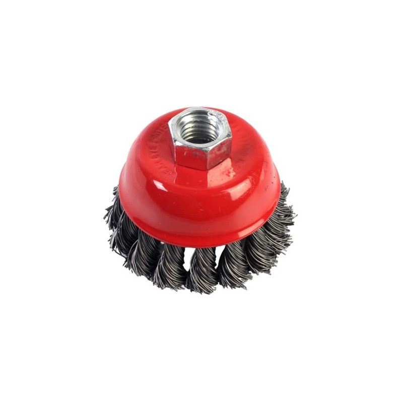 CEPILLO COPA ALAMBRE TRENZADO 65MM...