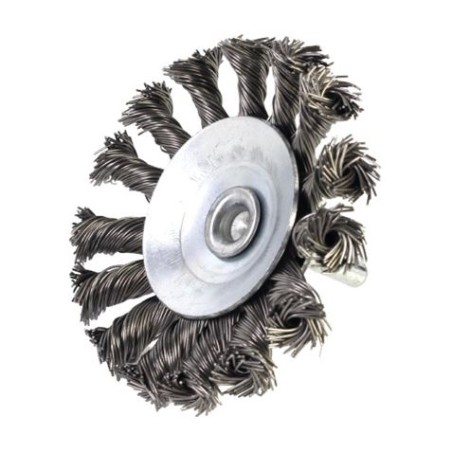 CEPILLO CIRCULAR TIPO DISCO ALAMBRE TRENZADO 75MM SINDEX
