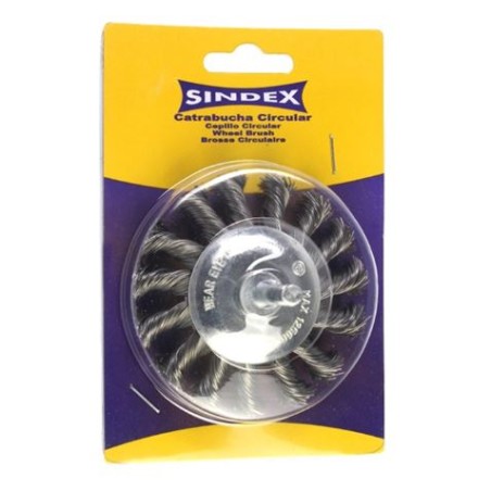 CEPILLO CIRCULAR TIPO DISCO ALAMBRE TRENZADO 75MM SINDEX