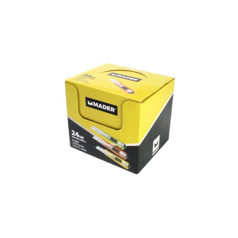 EXPOSITOR 24 UNIDADES CUTTER 18MM MADER