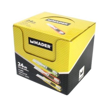 EXPOSITOR 24 UNIDADES CUTTER 18MM MADER