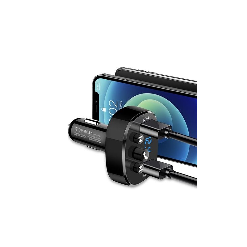 TRANSMISOR FM BCC02 BLUETOOTH 15W XO