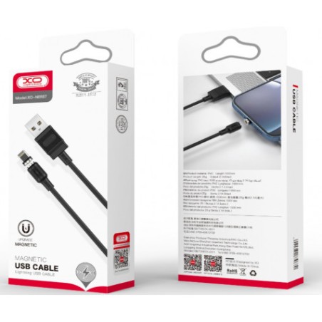 CABLE NB187 MAGNETICO MICRO USB | 1METRO | 2.1A | XO