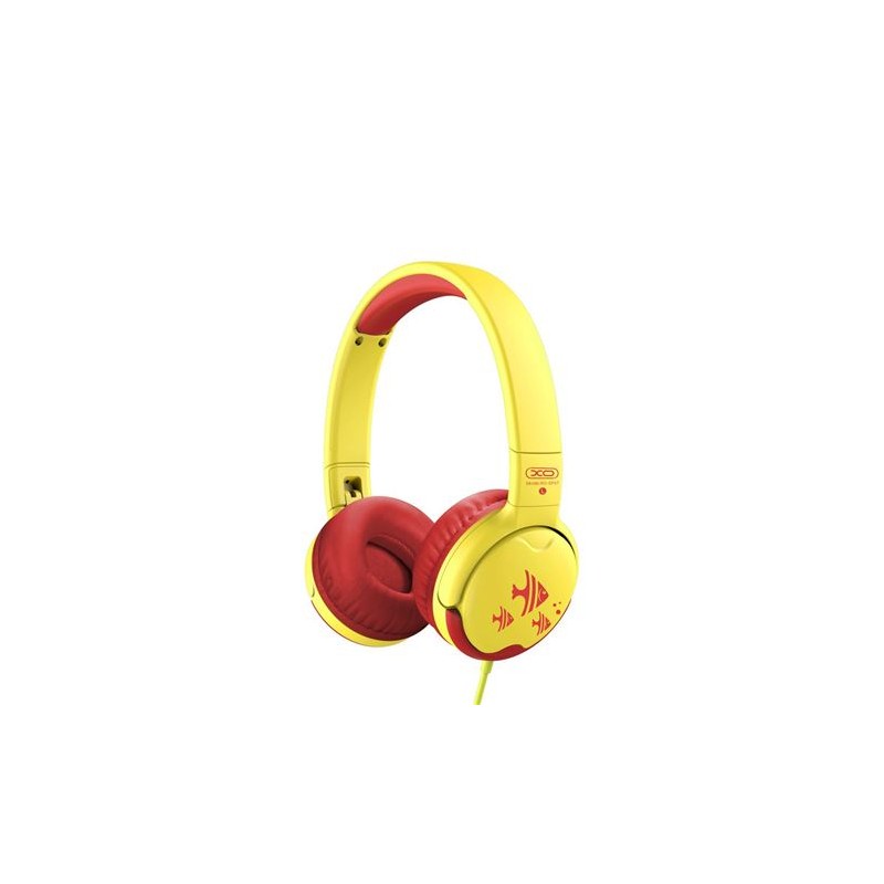 AURICULARES KIDS EP47 ROJO/AMARILLO XO