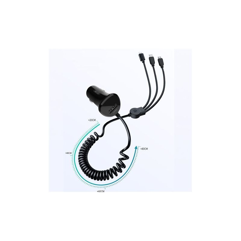 CARGADOR MECHERO CC36 4 EN 1 (MICRO...