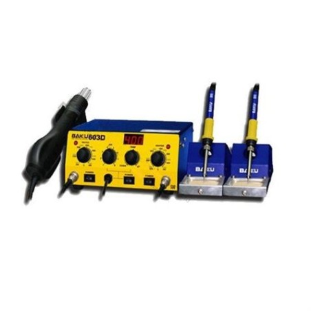 ESTACION SOLDADURA AIRE CALIENTE 550W BAKU-603D (NOTA: GARANTIA ESPECIAL)