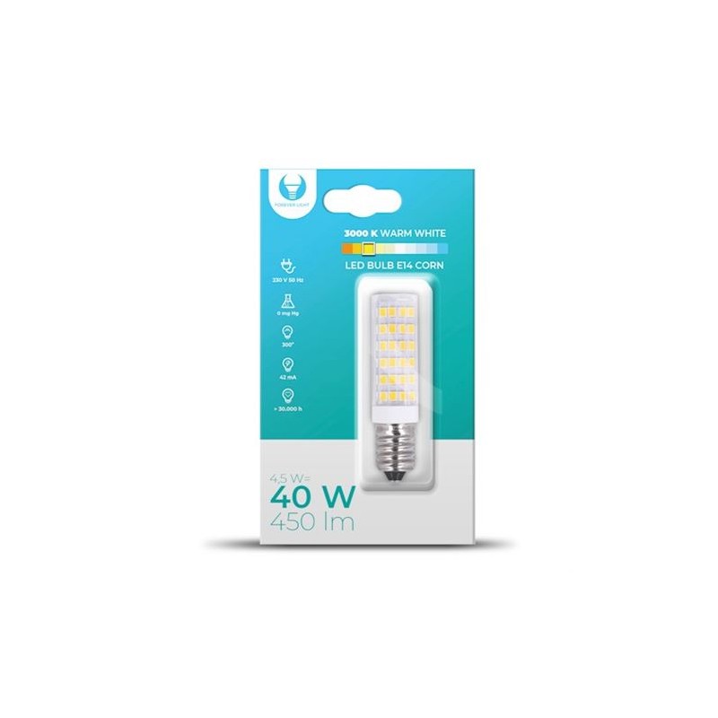BOMBILLA LED BULB E14 4.5W 450 LUMEN...