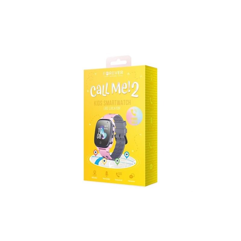 SMARTWATCH KIDS KW-60 CALL FOREVER ROSA