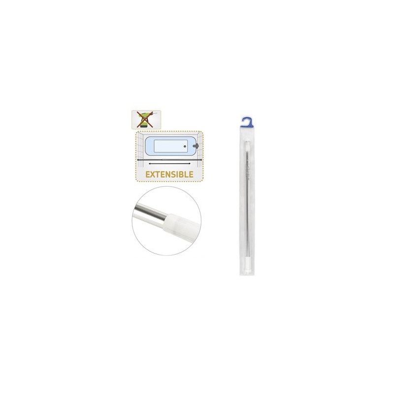 BARRA EXTENSIBLE BAÑO ACERO INOX 22MM...
