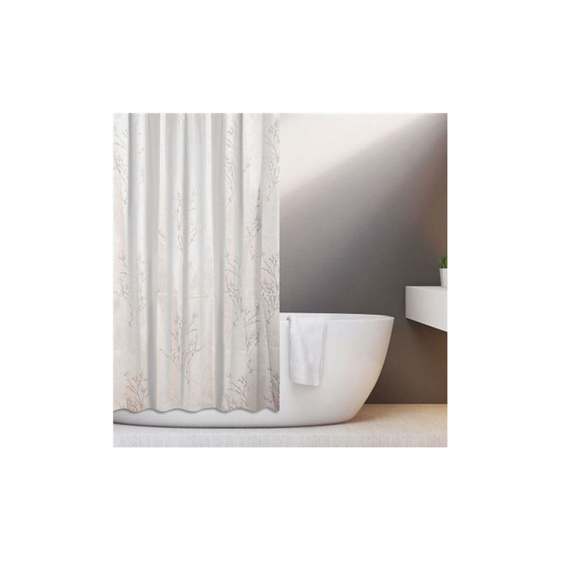 CORTINA DE BAÑO 100% POLIESTER ARBOL HBS
