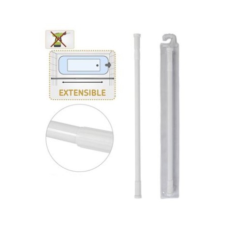 BARRA EXTENSIBLE BAÑO ALUMINIO 22MM 140-260 HBS