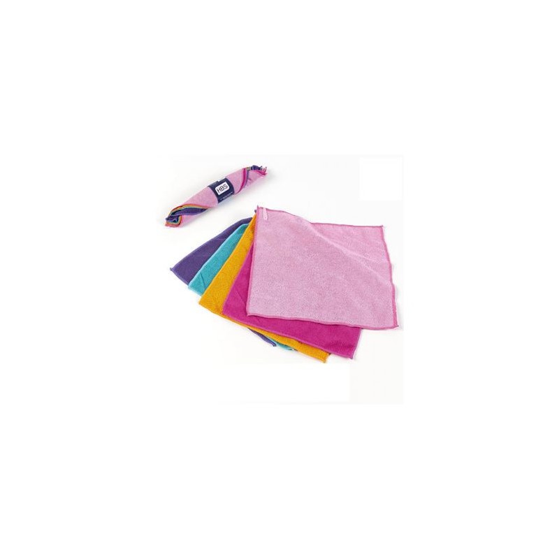 SET 5 BAYETAS MICROFIBRA POLVO HBS