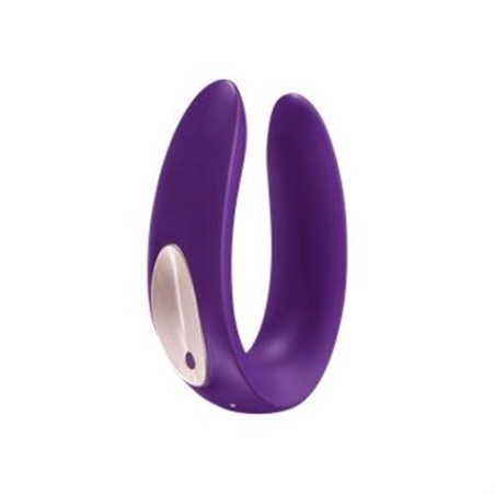 VIBRADOR DOBLE PARA PAREJAS PARTNER PLUS PURPURA SATISFYER