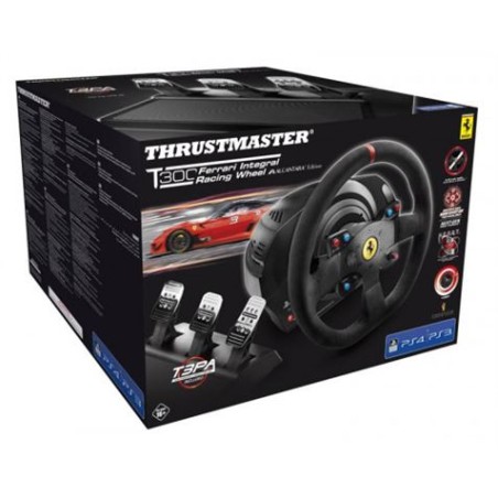 VOLANTE + PEDALES FERRARI T300 ALCANTARA EDITION THRUSTMASTER