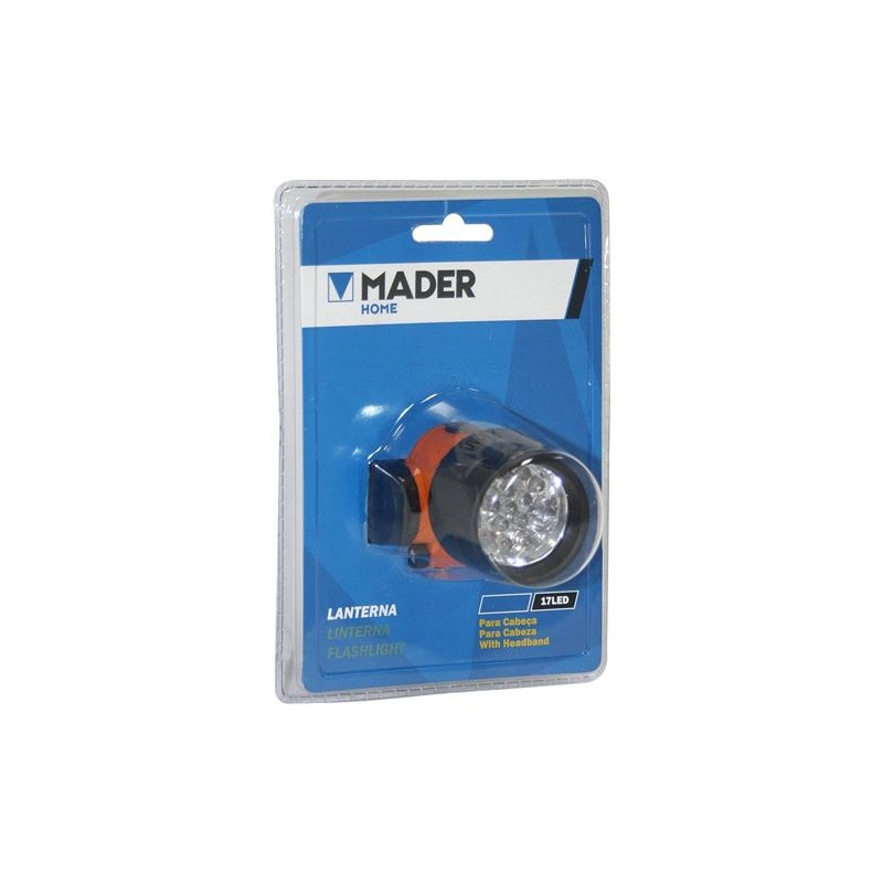 LINTERNA LED 17 LED PARA CABEZA MADER