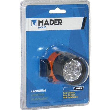 LINTERNA LED 17 LED PARA CABEZA MADER