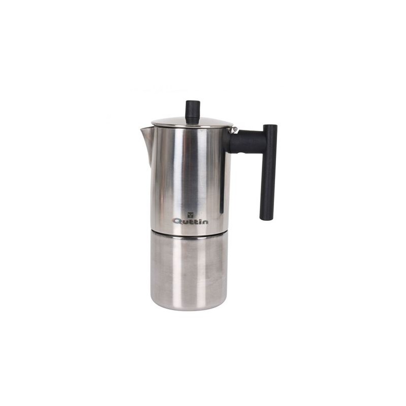 CAFETERA INDUCCIÓN 6 TAZAS INOX QUTTIN
