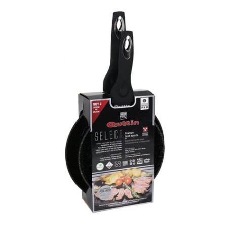 SET 2 SARTENES ALUMINIO FORJADO SUPER LIGERO 20-24CM SELECT QUTTIN