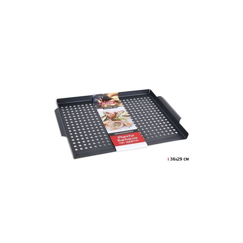 PLANCHA PARA BARBACOA CON AGUJEROS ALGON