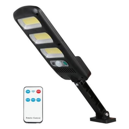 FAROLA LED COB SOLAR 24W 1800LM + SENSOR + MANDO