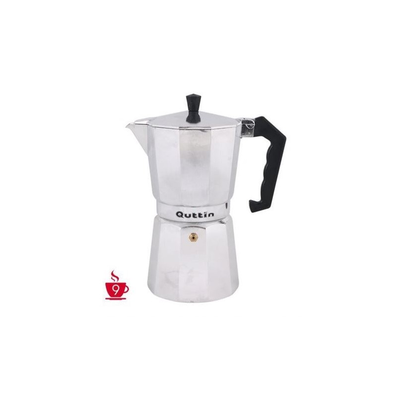 CAFETERA 9 TAZAS ALUMINIO CLASSIC QUTTIN